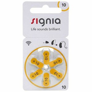 Signia baterije 10